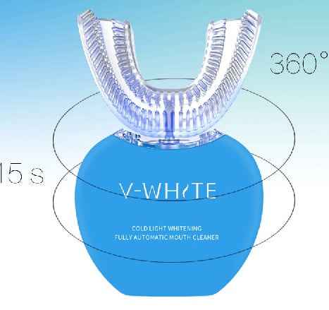 SmartBrush™ U-Shaped Ultrasonic Electric Toothbrush — Hands-Free Auto Cleaning