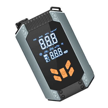 Cordless Tire Inflator 150PSI Auto Shutoff 6000mAh Electric Portable Car Tire Pump With Pressure Gauge LED Light For Motorcycle Bike Inflatable Ball